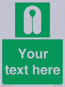 Custom sign safe condition Lifejacket